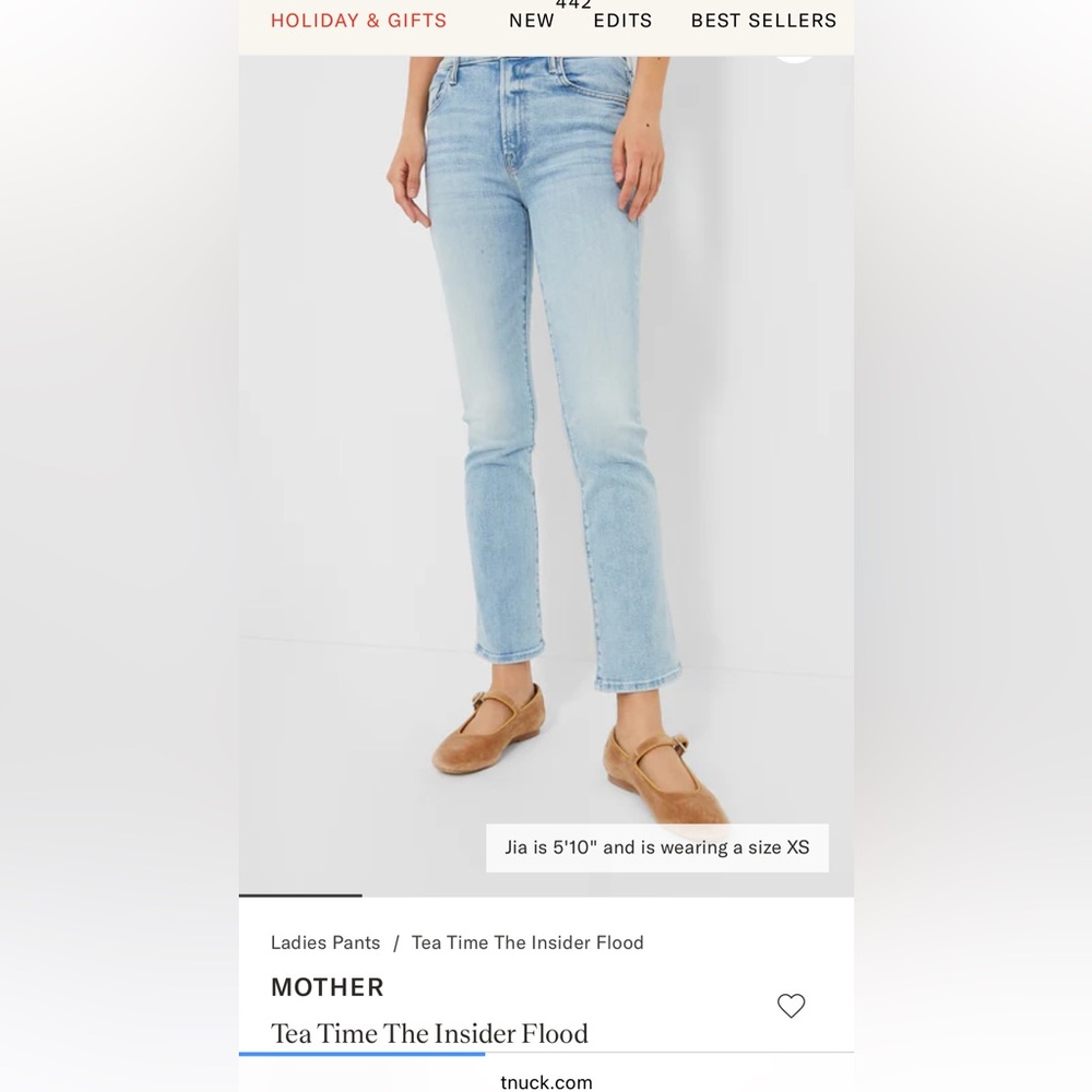 MOTHER Women's Straight Leg Jeans in Light Blue